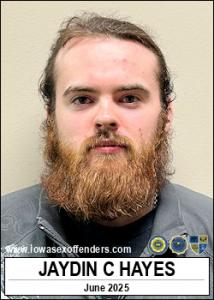 Jaydin Christopher Clay Hayes a registered Sex Offender of Iowa
