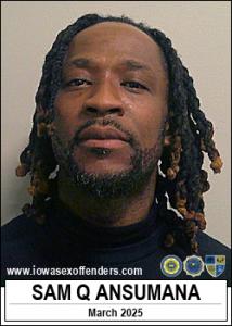 Sam Quincy Ansumana a registered  of Iowa