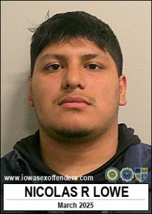 Nicolas Richard Lowe a registered Sex Offender of Iowa