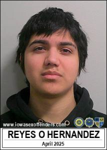 Reyes Octavio Hernandez a registered Sex Offender of Iowa