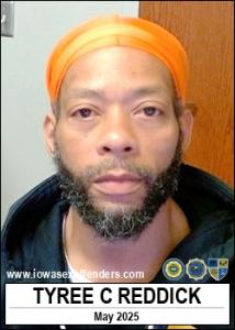 Tyree Cholen Reddick a registered Sex Offender of Iowa