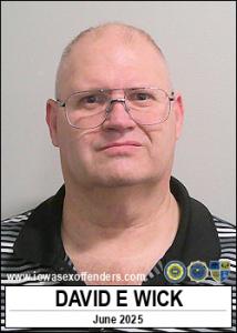 David Edward Wick a registered Sex Offender of Iowa