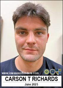 Carson Tate Richards a registered Sex Offender of Iowa
