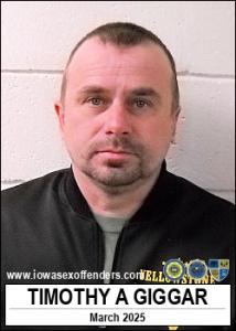 Timothy Allen Giggar a registered Sex Offender of Iowa