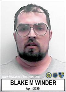 Blake Matthew Winder a registered Sex Offender of Iowa