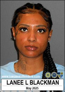 Lanee Lois Blackman a registered Sex Offender of Iowa