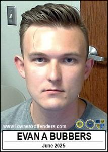 Evan Andrew Bubbers a registered Sex Offender of Iowa