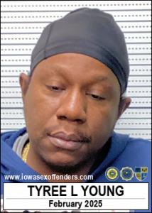 Tyree Lee Young a registered Sex Offender of Iowa
