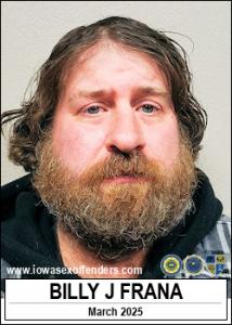 Billy Joe Cyril Frana a registered Sex Offender of Iowa