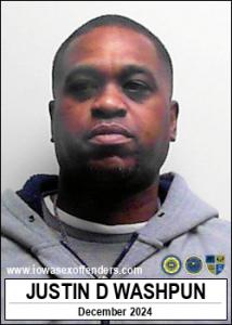 Justin Demarco Washpun a registered Sex Offender of Iowa