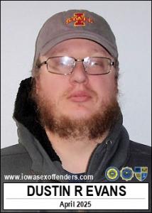 Dustin Richard Evans a registered Sex Offender of Iowa