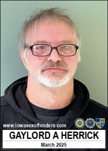 Gaylord Anthony Herrick a registered Sex Offender of Iowa