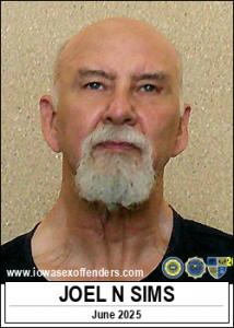 Joel Nolan Sims a registered Sex Offender of Iowa