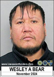 Wesley Alan Bear a registered Sex Offender of Iowa