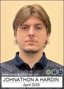 Johnathon Aric Hardin a registered Sex Offender of Iowa