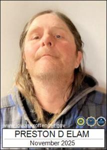Preston Duane Elam a registered Sex Offender of Iowa