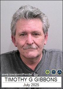 Timothy Gordon Gibbons a registered Sex Offender of Iowa