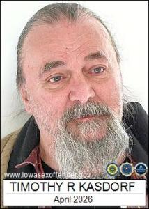 Timothy Ray Kasdorf a registered Sex Offender of Iowa