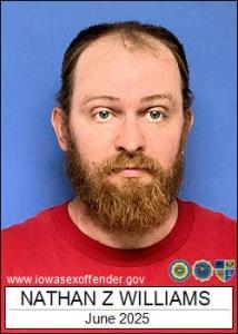 Nathan Zachary Williams a registered Sex Offender of Iowa
