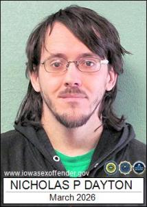Nicholas Paul Dayton a registered Sex Offender of Iowa
