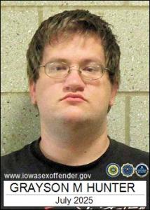 Grayson Mackenzie Hunter a registered Sex Offender of Iowa
