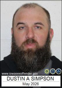 Dustin Allen Simpson a registered Sex Offender of Iowa