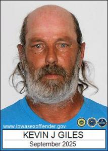 Kevin Jay Giles a registered Sex Offender of Iowa