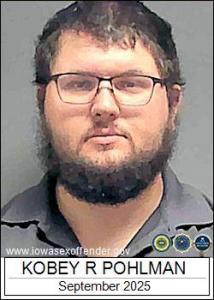 Kobey Ray Pohlman a registered Sex Offender of Iowa