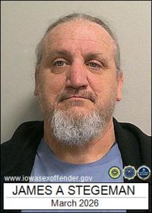 James Allen Stegeman a registered Sex Offender of Iowa