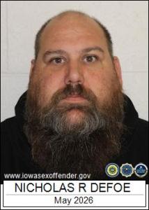 Nicholas Raymond Defoe a registered Sex Offender of Iowa
