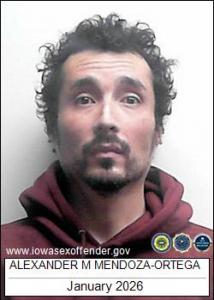 Alexander M Mendoza-ortega a registered Sex Offender of Iowa