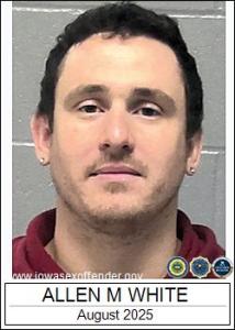 Allen Michael White a registered Sex Offender of Iowa