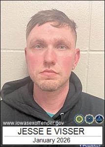 Jesse Eugene Visser a registered Sex Offender of Iowa