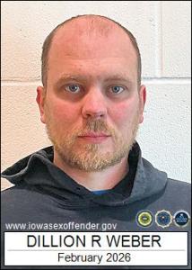 Dillion Russell Weber a registered Sex Offender of Iowa