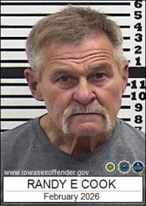 Randy Eugene Cook a registered Sex Offender of Iowa