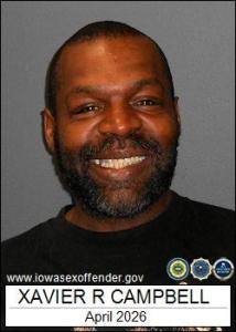 Xavier Robert Campbell a registered Sex Offender of Iowa
