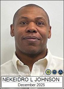 Nekeidro Lee Johnson a registered Sex Offender of Iowa