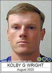 Kolby Grant Wright a registered Sex Offender of Iowa