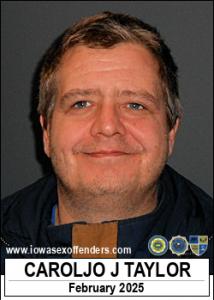 Caroljo James Taylor a registered Sex Offender of Iowa