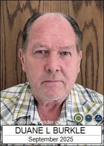 Duane Louis Burkle a registered Sex Offender of Iowa