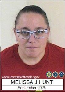Melissa Jayne Hunt a registered Sex Offender of Iowa