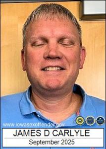 James David Carlyle a registered Sex Offender of Iowa