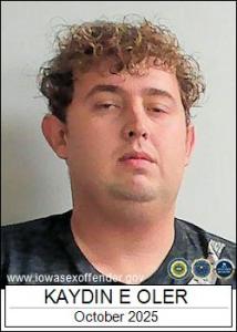 Kaydin Enrico Milani Oler a registered Sex Offender of Iowa