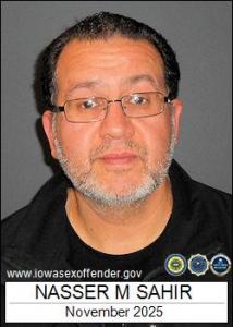 Nasser Mohamed Sahir a registered Sex Offender of Iowa