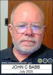 John Christifer Babb a registered Sex Offender of Iowa