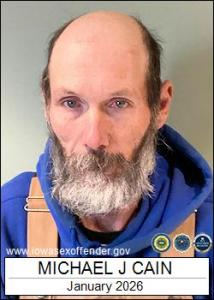 Michael Jacob Cain a registered Sex Offender of Iowa