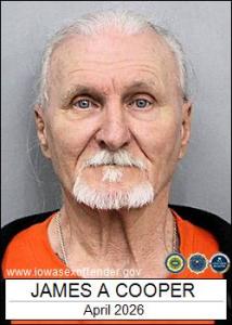 James Allen Cooper a registered Sex Offender of Iowa