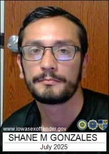Shane Matthew Gonzales a registered Sex Offender of Iowa