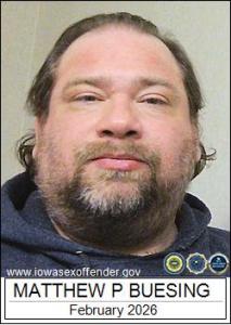 Matthew Paul Buesing a registered Sex Offender of Iowa