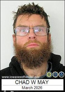 Chad William May a registered Sex Offender of Iowa